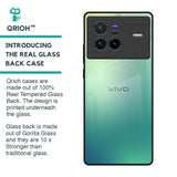 Dusty Green Glass Case for Vivo X80 5G