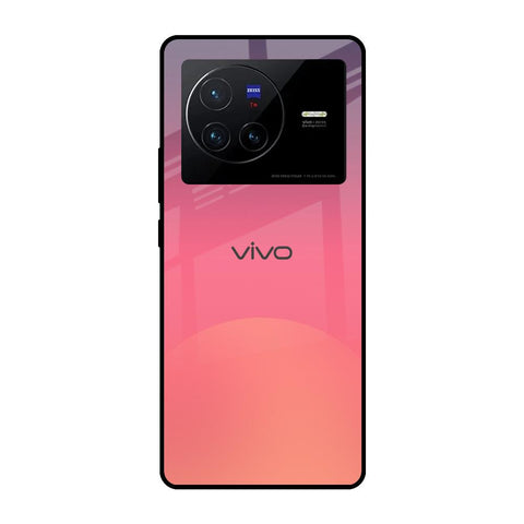 Sunset Orange Vivo X80 5G Glass Cases & Covers Online