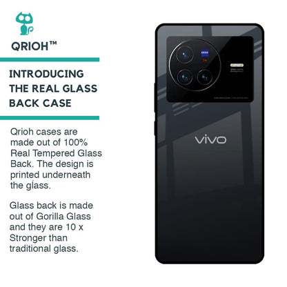 Stone Grey Glass Case For Vivo X80 5G