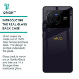 Deadlock Black Glass Case For Vivo X80 5G