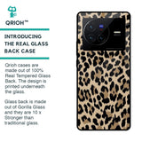 Leopard Seamless Glass Case For Vivo X80 5G