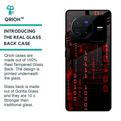 Let's Decode Glass Case For Vivo X80 5G