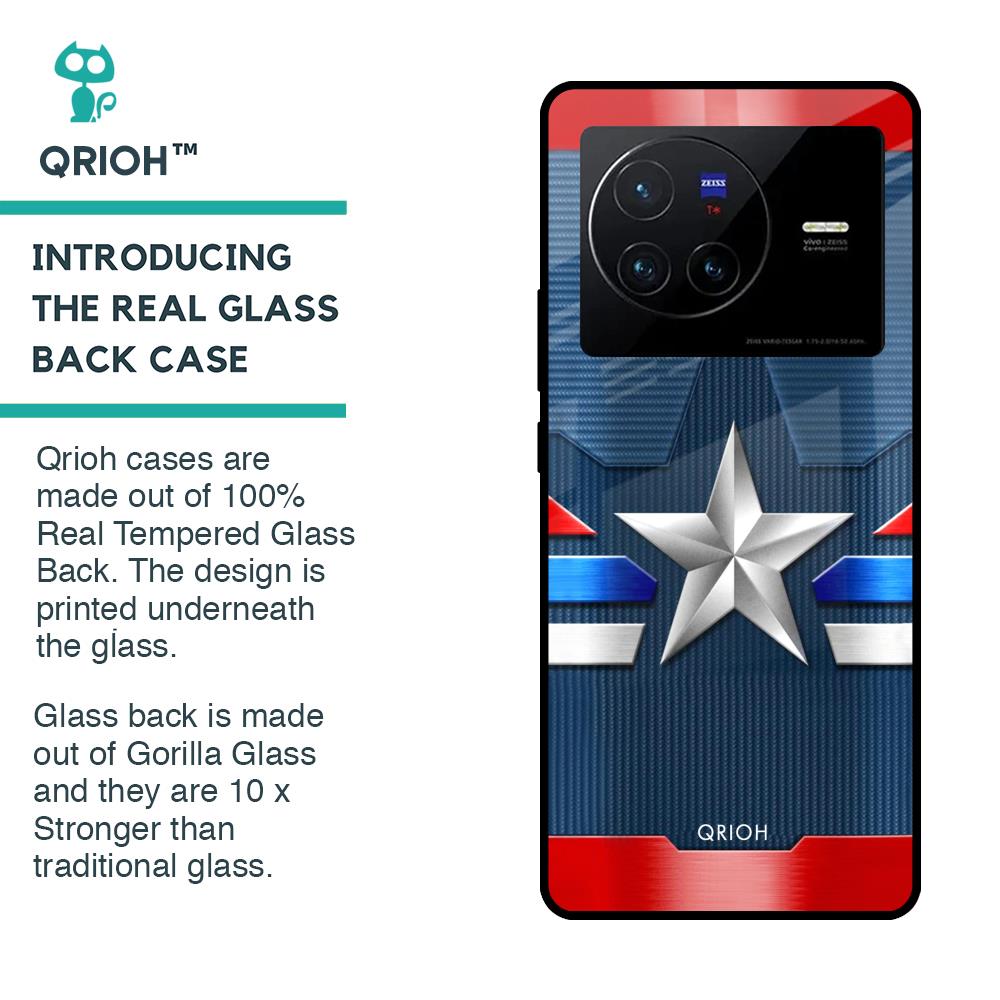 Brave Hero Glass Case for Vivo X80 5G