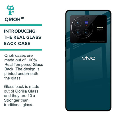 Emerald Glass Case for Vivo X80 5G