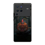 Lord Hanuman Animated Vivo X80 Pro 5G Glass Back Cover Online