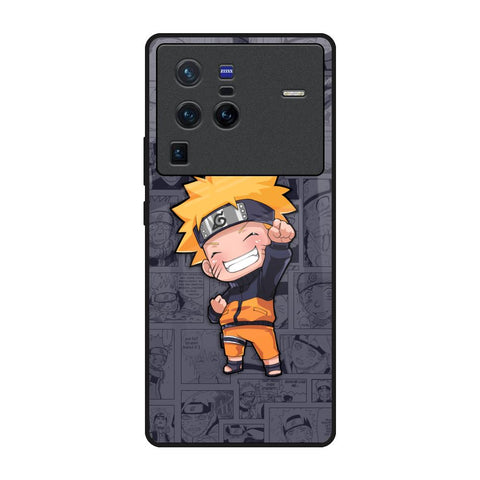 Orange Chubby Vivo X80 Pro 5G Glass Back Cover Online