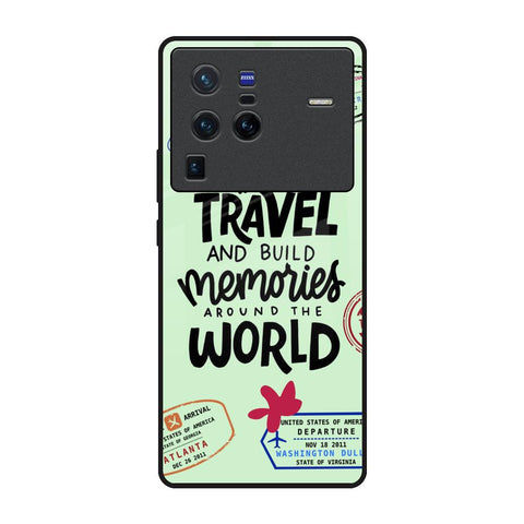 Travel Stamps Vivo X80 Pro 5G Glass Back Cover Online