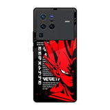 Red Vegeta Vivo X80 Pro 5G Glass Back Cover Online