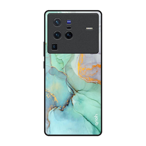 Green Marble Vivo X80 Pro 5G Glass Back Cover Online
