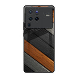 Tri Color Wood Vivo X80 Pro 5G Glass Back Cover Online