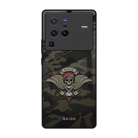 Army Warrior Vivo X80 Pro 5G Glass Back Cover Online