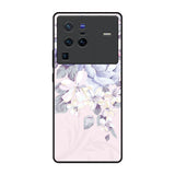 Elegant Floral Vivo X80 Pro 5G Glass Back Cover Online