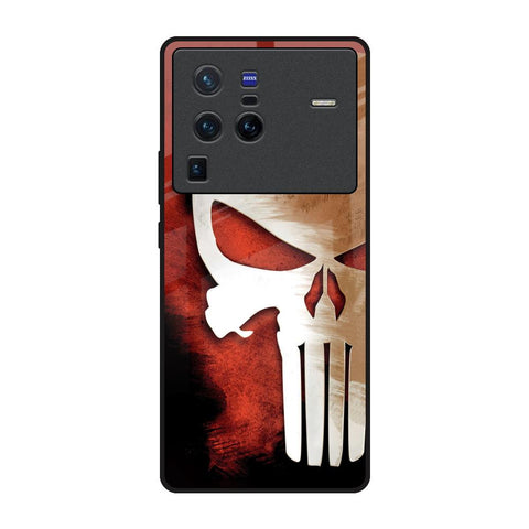 Red Skull Vivo X80 Pro 5G Glass Back Cover Online
