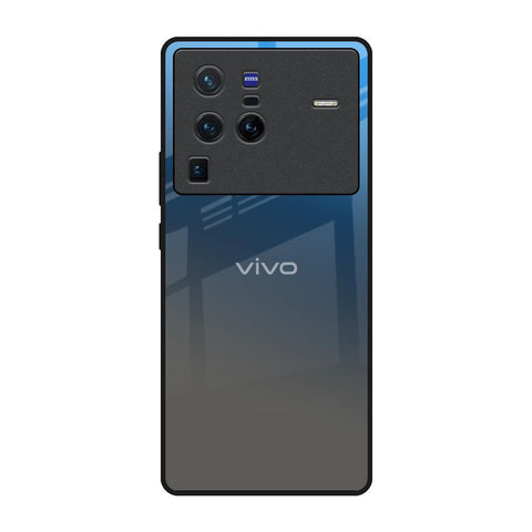 Blue Grey Ombre Vivo X80 Pro 5G Glass Back Cover Online