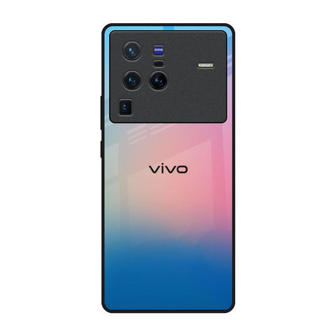 Blue & Pink Ombre Vivo X80 Pro 5G Glass Back Cover Online