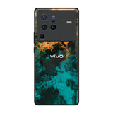 Watercolor Wave Vivo X80 Pro 5G Glass Back Cover Online