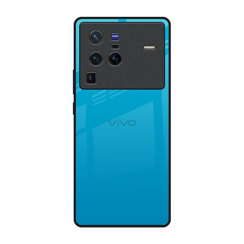 Blue Aqua Vivo X80 Pro 5G Glass Back Cover Online
