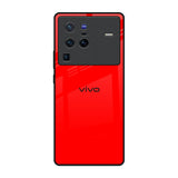 Blood Red Vivo X80 Pro 5G Glass Back Cover Online