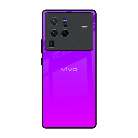 Purple Pink Vivo X80 Pro 5G Glass Back Cover Online