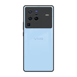 Pastel Sky Blue Vivo X80 Pro 5G Glass Back Cover Online