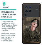 Blind Fold Glass Case for Vivo X80 Pro 5G