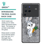 Cute Baby Bunny Glass Case for Vivo X80 Pro 5G