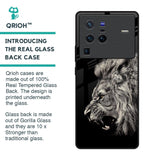 Brave Lion Glass Case for Vivo X80 Pro 5G