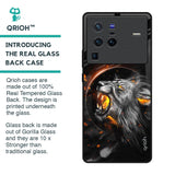 Aggressive Lion Glass Case for Vivo X80 Pro 5G