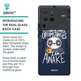 Struggling Panda Glass Case for Vivo X80 Pro 5G