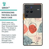Abstract Faces Glass Case for Vivo X80 Pro 5G