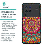 Elegant Mandala Glass Case for Vivo X80 Pro 5G