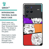 Anime Sketch Glass Case for Vivo X80 Pro 5G