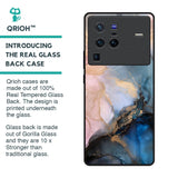 Marble Ink Abstract Glass Case for Vivo X80 Pro 5G
