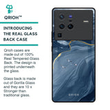 Deep Ocean Marble Glass Case for Vivo X80 Pro 5G