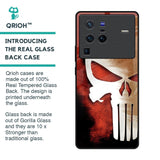 Red Skull Glass Case for Vivo X80 Pro 5G