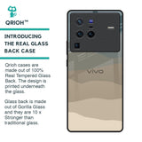 Abstract Mountain Pattern Glass Case for Vivo X80 Pro 5G