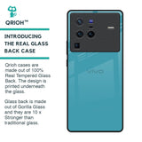 Oceanic Turquiose Glass Case for Vivo X80 Pro 5G
