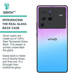 Unicorn Pattern Glass Case for Vivo X80 Pro 5G