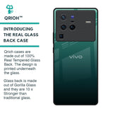 Palm Green Glass Case For Vivo X80 Pro 5G
