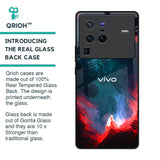 Brush Art Glass Case For Vivo X80 Pro 5G