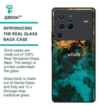 Watercolor Wave Glass Case for Vivo X80 Pro 5G