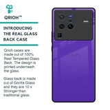 Amethyst Purple Glass Case for Vivo X80 Pro 5G