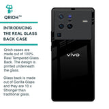 Jet Black Glass Case for Vivo X80 Pro 5G