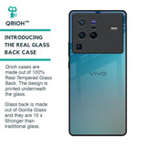 Sea Theme Gradient Glass Case for Vivo X80 Pro 5G