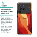 Magma Color Pattern Glass Case for Vivo X80 Pro 5G