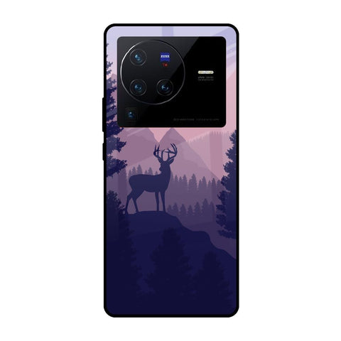 Deer In Night Vivo X80 Pro 5G Glass Cases & Covers Online