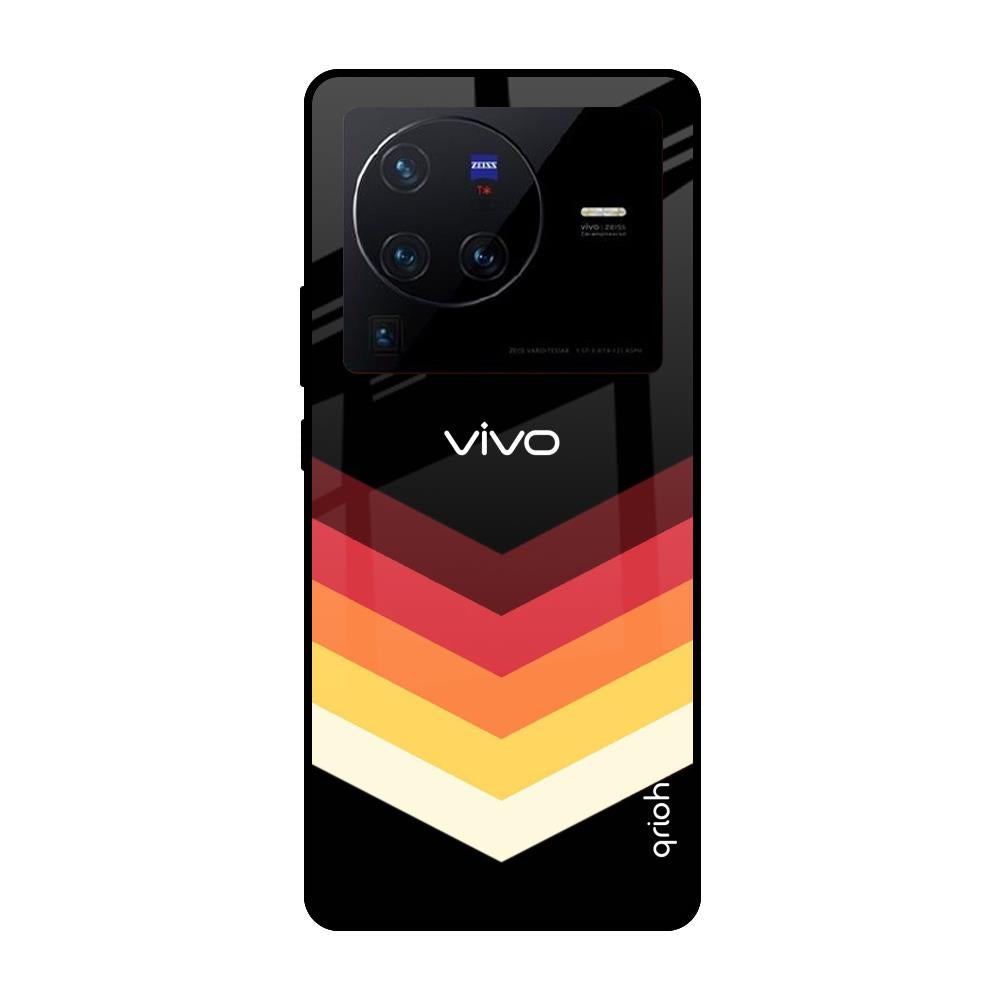 Abstract Arrow Pattern Vivo X80 Pro 5G Glass Cases & Covers Online