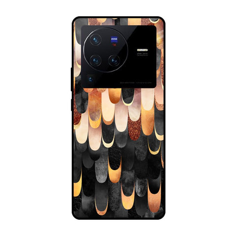 Bronze Abstract Vivo X80 Pro 5G Glass Cases & Covers Online