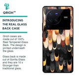 Bronze Abstract Glass Case for Vivo X80 Pro 5G
