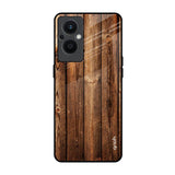 Timber Printed OPPO F21 Pro 5G Glass Back Cover Online